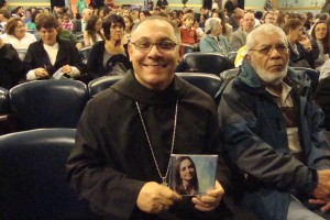 Dom Gregório Paixão, OSB no lançamento do CD Com Maria. 