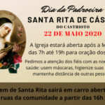 Novena de Santa Rita em Petrópolis com transmissão online