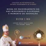 Ano Missionário Diocesano será encerrado dia 31 em Raiz da Serra