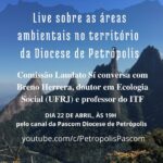 Encontro vai discutir as áreas de preservação no território da Diocese de Petrópolis