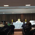 Padres em retiro rezam pelos fiéis da Diocese