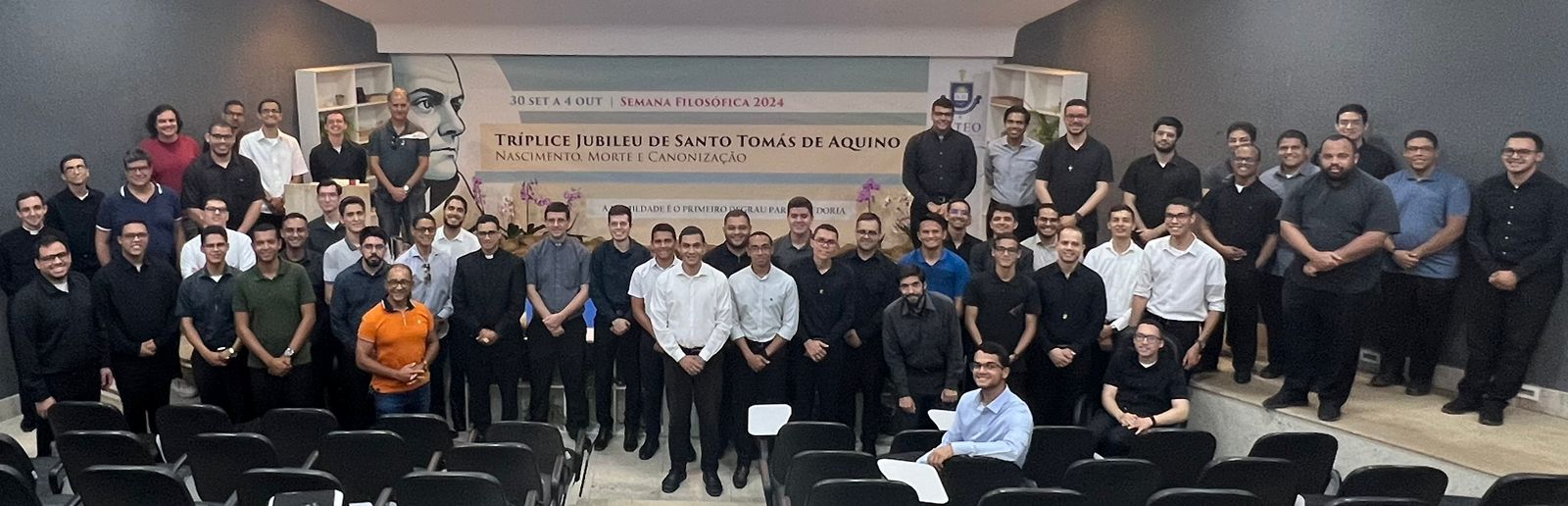 Padre Anderson Alves é um dos orientadores da semana dedicada a Santo Tomás de Aquino na Faculdade de Teologia de Brasília