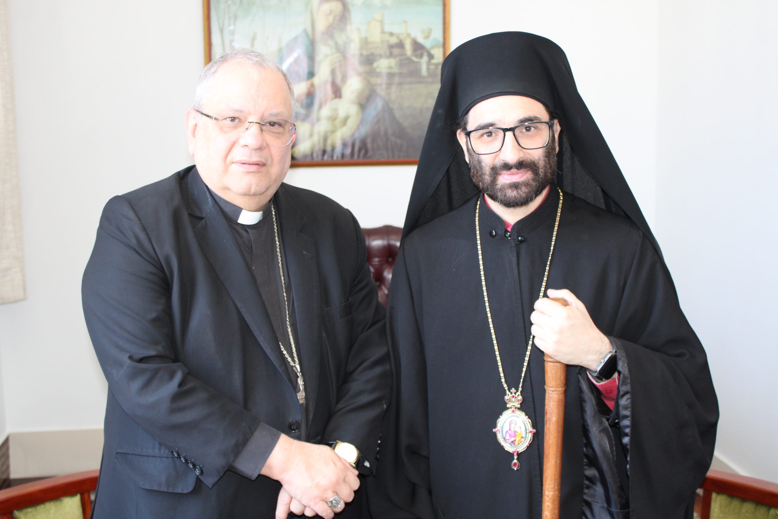 Dom Joel Recebe Visita do Bispo Ortodoxo Antioqueno, Dom Teodoro