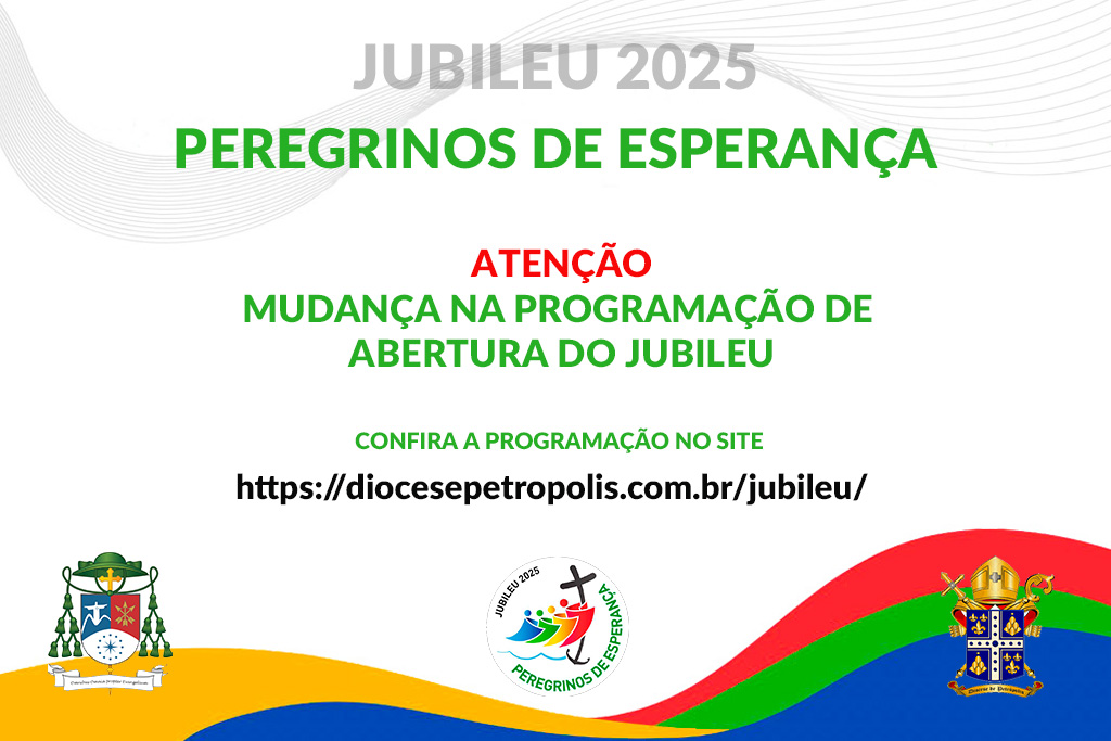 Diocese altera programação de abertura do Jubileu devido a previsão de chuva