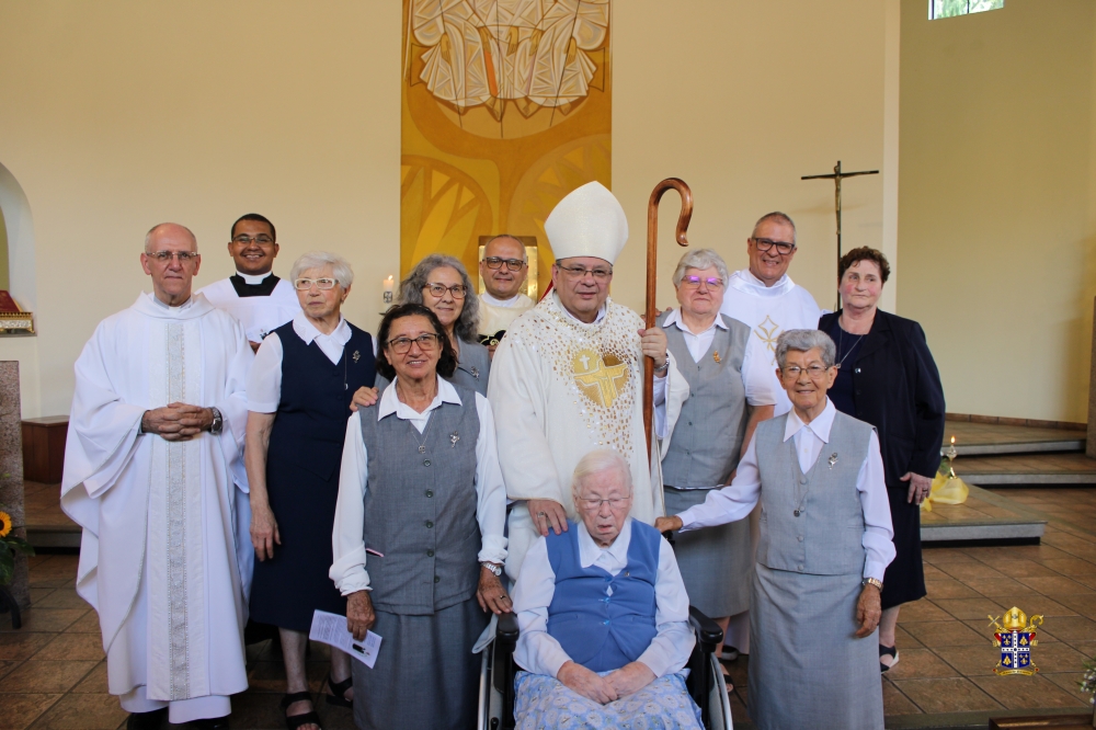 Irmãs de Santa Catarina celebram jubileu com missa presidida por Dom Joel