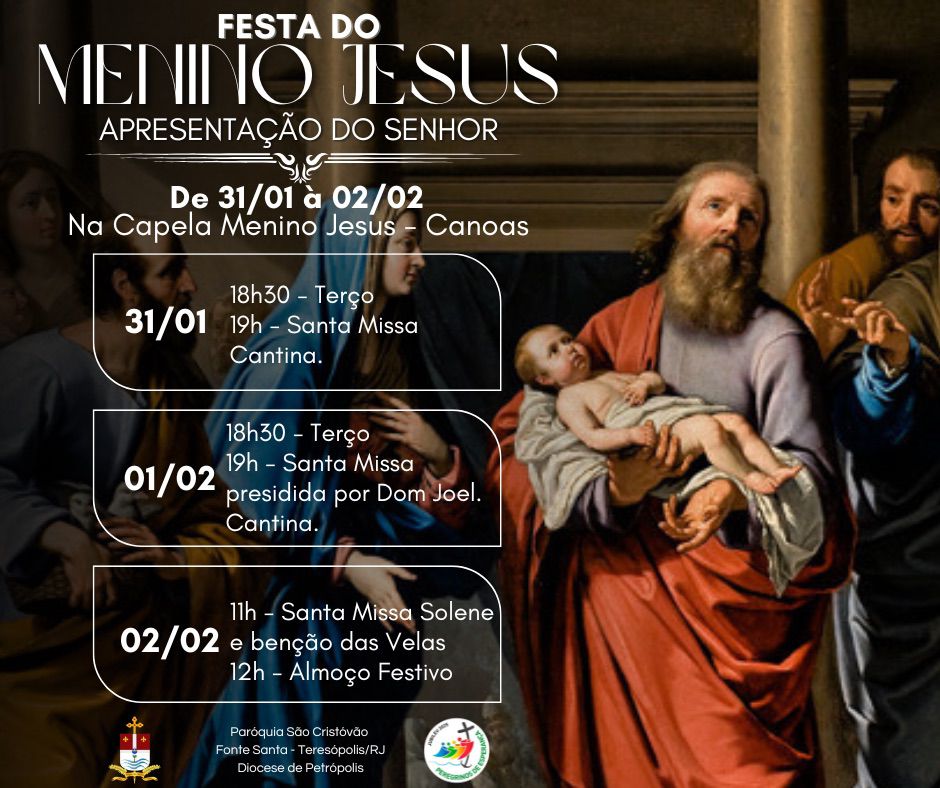 Festa do Menino Jesus com a presença do bispo diocesano em Canoas