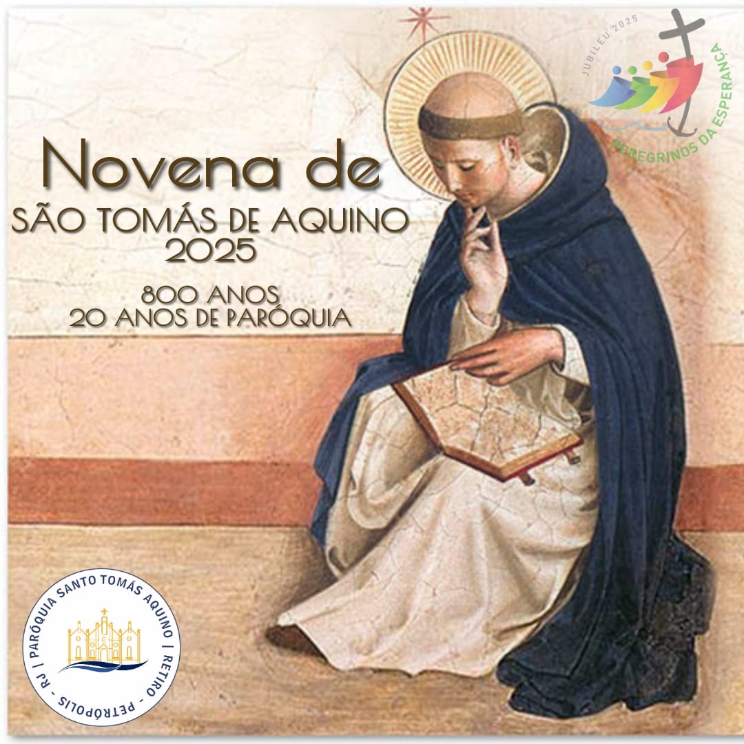 Novena em preparação a festa de Santo Tomás de Aquino