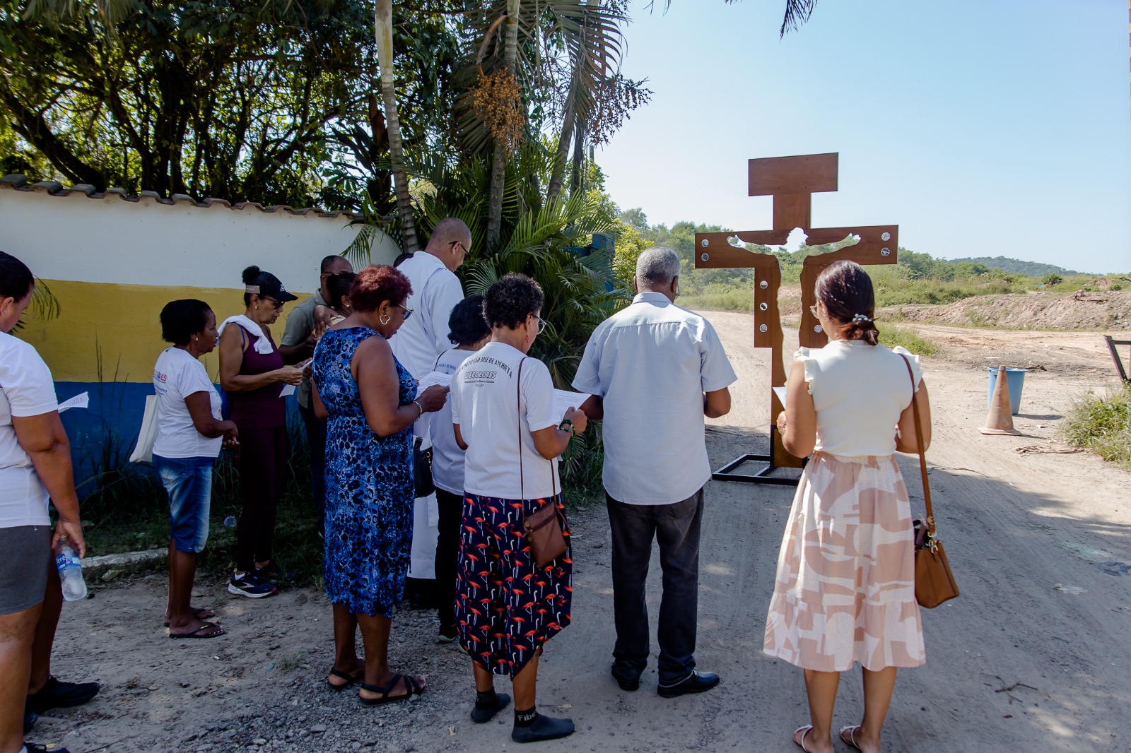 Cruz da Esperança na Paróquia Nossa Senhora Aparecida em Piabetá