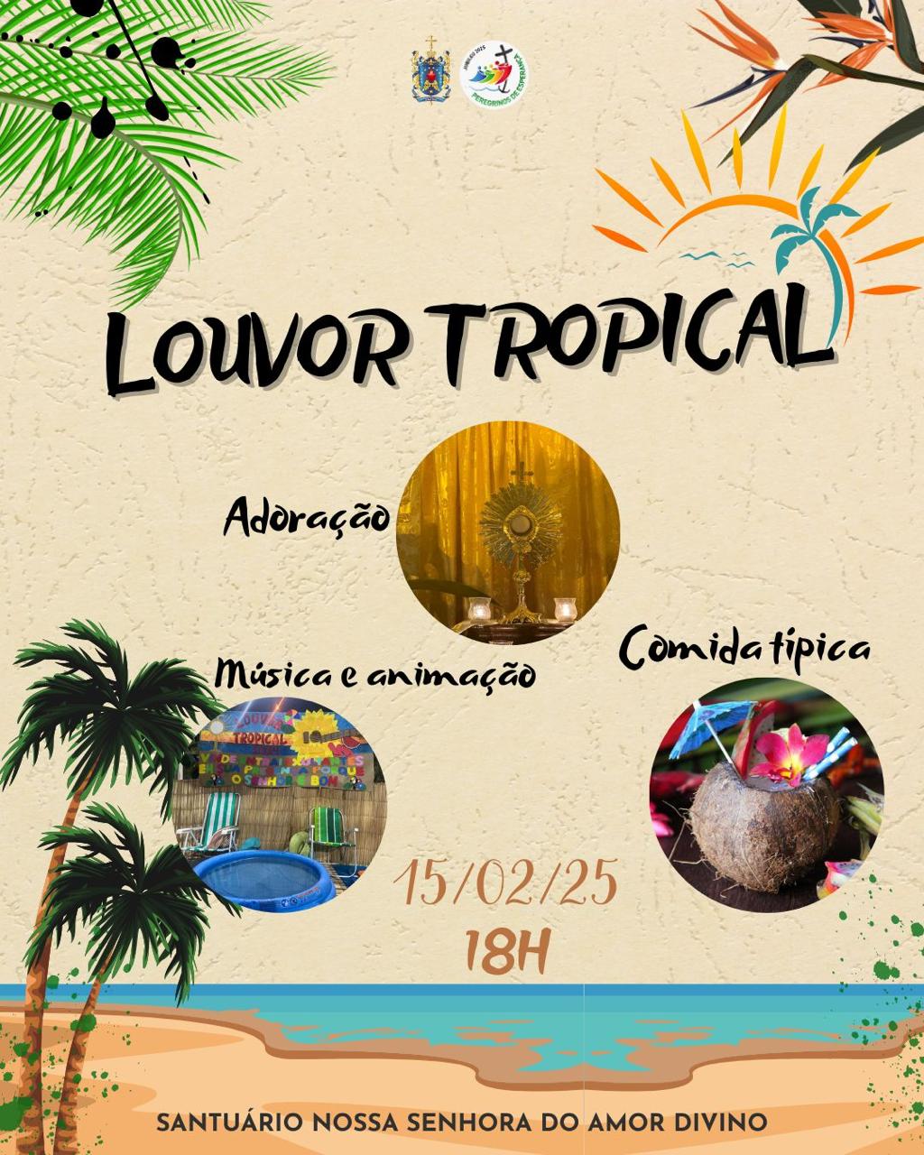 Louvor Tropical: fé, música e comunhão marcam evento no Santuário Nossa Senhora do Amor Divino