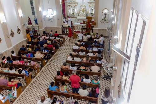 A Cruz da Esperança em sua peregrinação na Paróquia Nossa Senhora Aparecida em Piabetá_Foto Marcos Fabiano