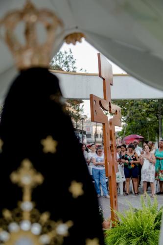 A Cruz da Esperança em sua peregrinação na Paróquia Nossa Senhora Aparecida em Piabetá_Foto Marcos Fabiano