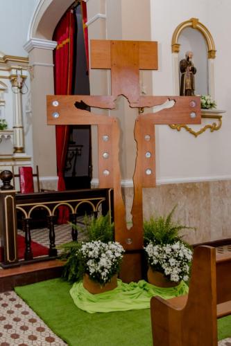 A Cruz da Esperança em sua peregrinação na Paróquia Nossa Senhora Aparecida em Piabetá_Foto Marcos Fabiano