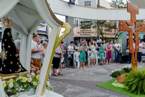 A Cruz da Esperança em sua peregrinação na Paróquia Nossa Senhora Aparecida em Piabetá_Foto Marcos Fabiano