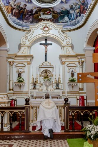 A Cruz da Esperança em sua peregrinação na Paróquia Nossa Senhora Aparecida em Piabetá_Foto Marcos Fabiano