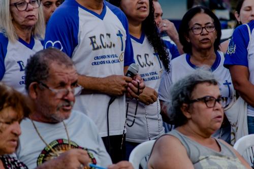 A Cruz da Esperança em sua peregrinação na Paróquia Nossa Senhora Aparecida em Piabetá_Foto Marcos Fabiano