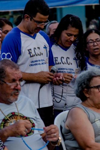 A Cruz da Esperança em sua peregrinação na Paróquia Nossa Senhora Aparecida em Piabetá_Foto Marcos Fabiano