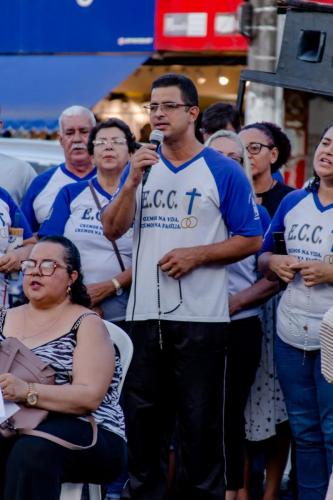 A Cruz da Esperança em sua peregrinação na Paróquia Nossa Senhora Aparecida em Piabetá_Foto Marcos Fabiano