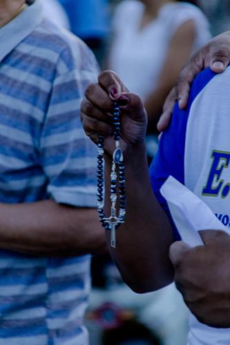 A Cruz da Esperança em sua peregrinação na Paróquia Nossa Senhora Aparecida em Piabetá_Foto Marcos Fabiano