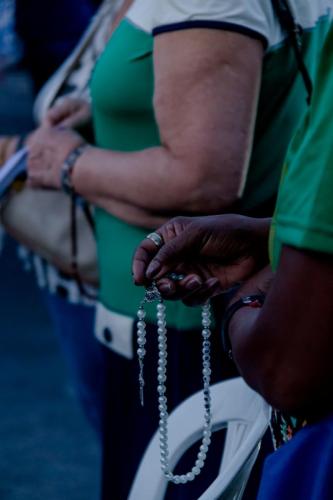 A Cruz da Esperança em sua peregrinação na Paróquia Nossa Senhora Aparecida em Piabetá_Foto Marcos Fabiano