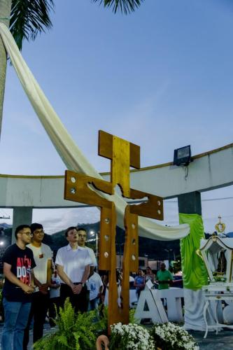 A Cruz da Esperança em sua peregrinação na Paróquia Nossa Senhora Aparecida em Piabetá_Foto Marcos Fabiano