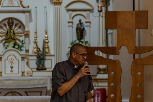 A Cruz da Esperança em sua peregrinação na Paróquia Nossa Senhora Aparecida em Piabetá_Foto Marcos Fabiano