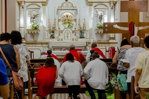 A Cruz da Esperança em sua peregrinação na Paróquia Nossa Senhora Aparecida em Piabetá_Foto Marcos Fabiano