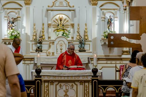 A Cruz da Esperança em sua peregrinação na Paróquia Nossa Senhora Aparecida em Piabetá_Foto Marcos Fabiano