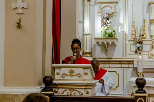 A Cruz da Esperança em sua peregrinação na Paróquia Nossa Senhora Aparecida em Piabetá_Foto Marcos Fabiano