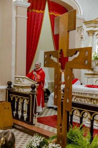 A Cruz da Esperança em sua peregrinação na Paróquia Nossa Senhora Aparecida em Piabetá_Foto Marcos Fabiano