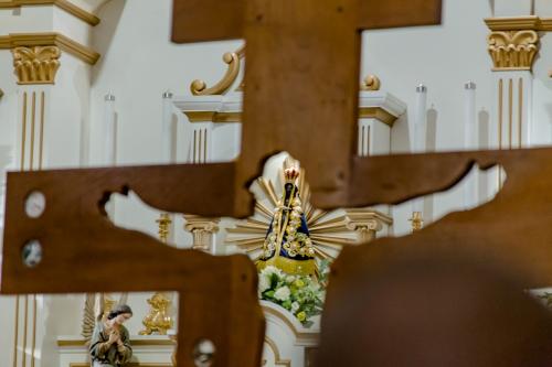 A Cruz da Esperança em sua peregrinação na Paróquia Nossa Senhora Aparecida em Piabetá_Foto Marcos Fabiano