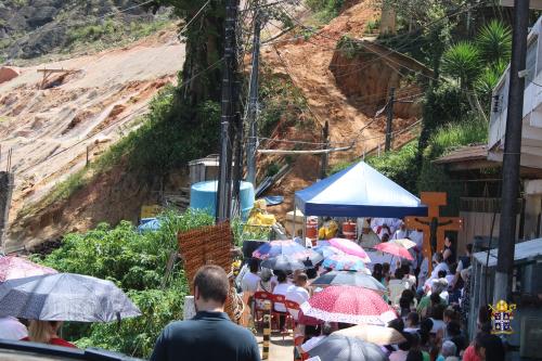 Cruz da Esperança no Morro da Oficina no Alto da Serra - Foto Rogerio Tosta - Ascom Diocese de Petrópolis