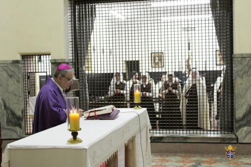 Dom Joel no Carmelo São José em Petrópolis