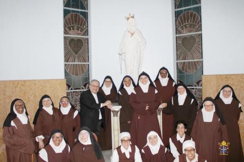 Dom Joel no Carmelo São José em Petrópolis