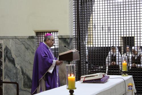 Dom Joel no Carmelo São José em Petrópolis