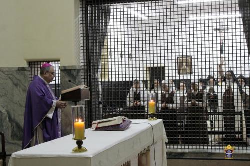 Dom Joel no Carmelo São José em Petrópolis