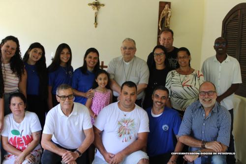 Dom Joel na Comunidade do Vale das Videiras_Paróquia de Araras_Foto Rogerio Tosta_Ascom Diocese de Petrópolis
