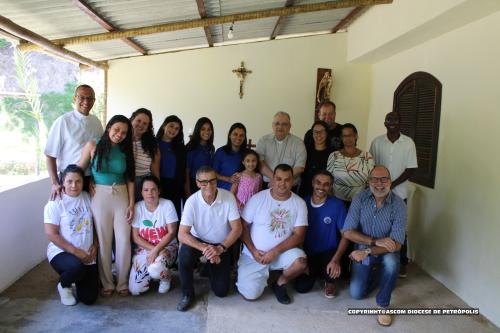 Dom Joel na Comunidade do Vale das Videiras_Paróquia de Araras_Foto Rogerio Tosta_Ascom Diocese de Petrópolis