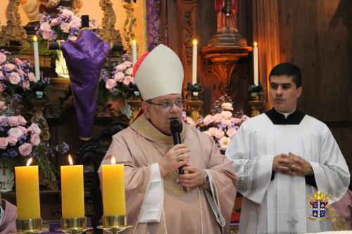 Dom Joel visita Santuário Nossa Senhora do Amor Divino