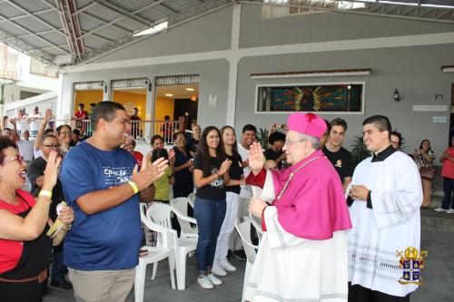 Dom Joel visita Santuário Nossa Senhora do Amor Divino