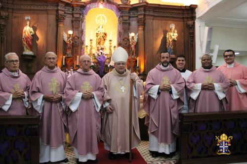 Dom Joel visita Santuário Nossa Senhora do Amor Divino