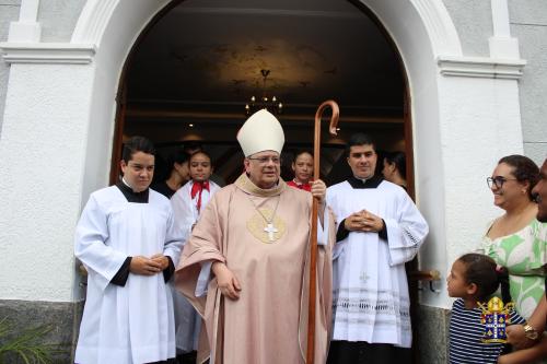 Dom Joel visita Santuário Nossa Senhora do Amor Divino