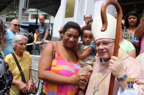 Dom Joel visita Santuário Nossa Senhora do Amor Divino