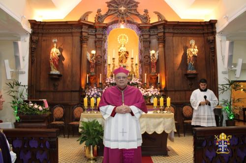 Dom Joel visita Santuário Nossa Senhora do Amor Divino