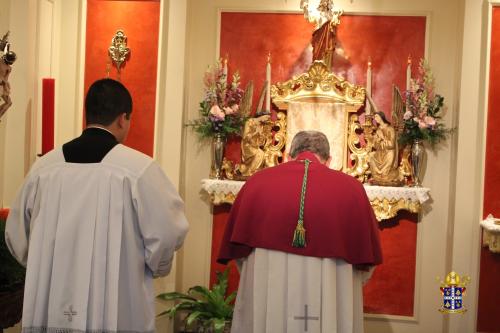 Dom Joel visita Santuário Nossa Senhora do Amor Divino