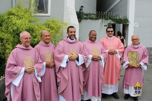 Dom Joel visita Santuário Nossa Senhora do Amor Divino