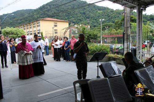 Dom Joel visita Santuário Nossa Senhora do Amor Divino