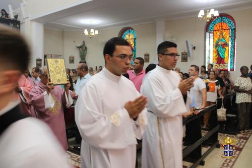 Dom Joel visita Santuário Nossa Senhora do Amor Divino