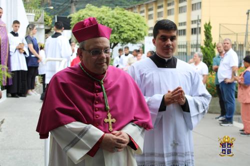 Dom Joel visita Santuário Nossa Senhora do Amor Divino