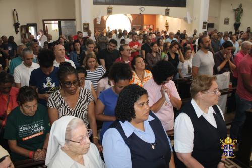 Dom Joel visita Santuário Nossa Senhora do Amor Divino