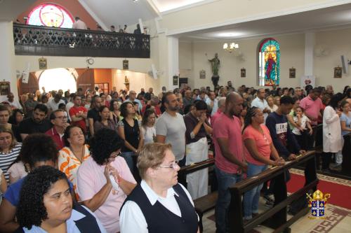 Dom Joel visita Santuário Nossa Senhora do Amor Divino